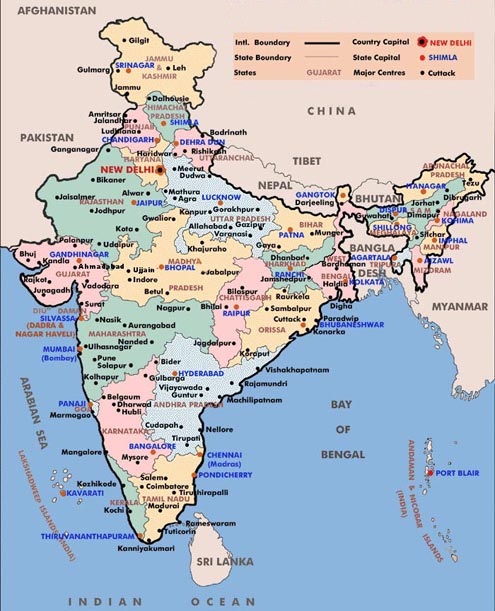 india map with states and capitals and cities Cities Map Of India With States Capitals Tiurist Places india map with states and capitals and cities